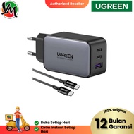 Batok UGREEN NEXODE 65W (10335) Series Gan Charger PD Type C Fast Charging 65W 100w