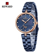 REWARD Simple Quartz Watch for Women Fashion Stainless Steel Watchband Wristwatches SEIKO Movement Ladies Wrist Watches HP. SHOP