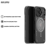 Aulumu A17 Frosted Case Compatible with 17 Pro / 17 Pro Max Glow in the Dark Wireless Charging Compa