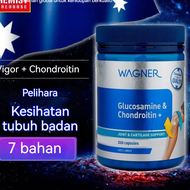 Wagner Glucosamine & Chondroitin + 200 capsules วัคเกอร์ กลูโคซามีนและคอนดรอยติน สำหรับสุขภาพข้อต่อ