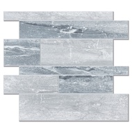 TARA PEEL & STICK ALUMINIUM WALL STICKER 30.5X30.5CM BLUE MARBLE