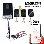 WiFi R3000 AUTO GATE Receiver REMOTE CONTROL 4CH 433MHz ( RECEIVER / REMOTE CONTROL ) AUTOGATE GATE 