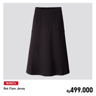 Preloved Jarsey Flare Skirt by Uniqlo