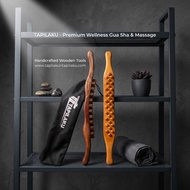 Ghua Sha Premium Wooden Massage Stick Traditional Therapy Reflexology Back Scraping