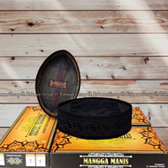 PREMIUM Tinggi 7-8-9 Cm Peci Hitam Motif Soga Laser Songkok Hitam Motif Soga Laser Bahan Lembut Halu