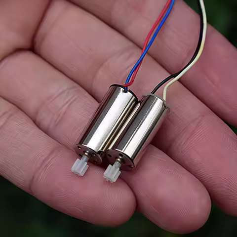 2pcs/lot 8520 8.5mm*20mm CW CCW DC 7.4V 48000RPM High Speed Coreless Motor With 7T Gear For Drone En