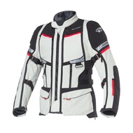 Clover GTS-5 WP Motorcycle  Adventure-Touring Jacket - Black/Grey