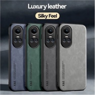 Case Oppo Reno 10 5G Oppo Reno 10 Pro Luxury Leather Back Cover Silky Feel Casing