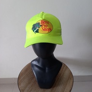 TOPI SNAPBACK VINTAGE BASS PRO SHOPS SECOND GOOD CONDITION ORIGINAL