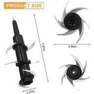 Blender 6 Blade Replacement for Ninja, Compatible with Ninja 72 oz Pitcher 1100W 1200W 1500W, BL500 