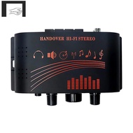 HIFI Stereo AK170 Audio Power Amplifier Dual Channel Sound Amplifier with LED Light Ring Portable