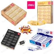 Deli 2B 4B 7535A 7534 7544 7545 7546 7536 Exam Writing Art Pencel Eraser Soft Clean Dust Free Pemada