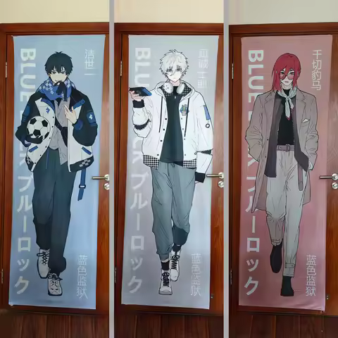 Anime BLUE LOCK Nagi Seishiro MICHAEL KAISER Isagi Yoichi Cosplay Halloween Background Cloth Mascot 