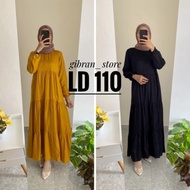 Baju Gamis Terbaru Midi Dres Rayon Premium Busui