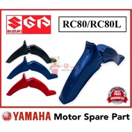 SUZUKI RC80 RC80L FRONT FENDER 0 MUDGUARD MUD GUARD DEPAN FRONT RC-80 RC 80 RC80 RC100 RC80 NEW SUZU