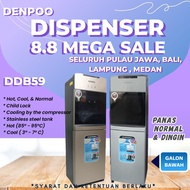 DENPOO DISPENSER GALON BAWAH DDB 59 AQUAZONE FILTER ( NON KOMPRESSOR )