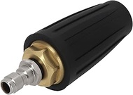 maXpeedingrods Rotating Spray Turbo Nozzle Brass Rotating Turbo Nozzle 1/4 Inch Quick Connection 400