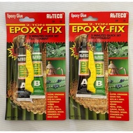 (Clear Color) ALTECO Glue 2 Tons Clear Color 2 Ton Steel Patch EPOXY FIX 2TON