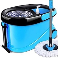 Rotating Mop,Spin Mop Bucket Set for Home Kitchen Floor Cleaning Wet Dry Usage On Hardwood Tile with 2 Washable Microfiber Mops Heads Commemoration Day Better life