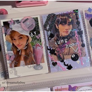 Holo laminating heart Deco polaroid sticker (1lb, 7lb contents)