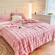 Super Quality Fox Fur Blanket Exported to Europe 2x2.3m - 6 Luxurious Colors, 3.5kg