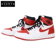 Nike Air Jordan 1 Retro High OG 大學紅-黑，尺寸 27.5（二手），成色極佳。