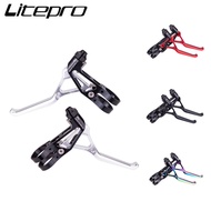 Litepro Folding Bicycle Brake Lever Aluminun Alloy CNC Road Bike V Brake Lever 64g