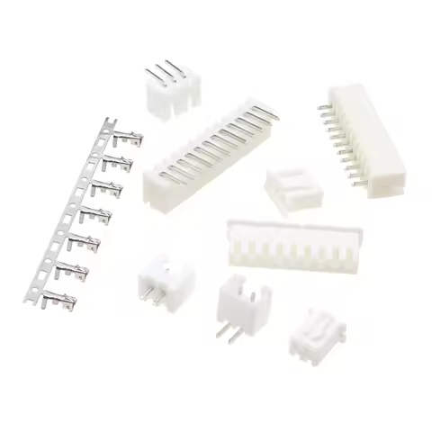 10sets JST XH2.54 2/3/4/5Pin Terminals Plastic Shell Male Plug + Female Socket Wire Connector XH 2.5