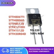 10pcs STTH806TTI STTH8R06D STTH8S12D STTH1210DI STTH1512D STTH30R04D TO-220 Fast recovery diode chip