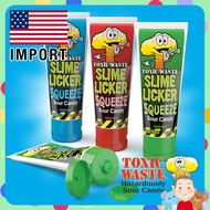 พร้อมส่ง 🚚 นำเข้าจาก 🇺🇸 🎉🍭 Toxic Waste Slimelicker Squeeze / ท็อกซิก เวสต์ สไลม์ลิกเกอร์ สควีซ 🍓🍏🍋