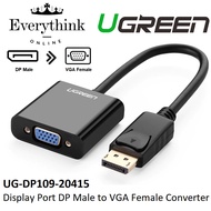 UGREEN DISPLAY PORT DP MALE TO VGA FEMALE CONVERTER ADAPTER WITH SUPPORT 1920*1080 @60HZ (UG-DP109-2