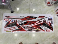 tem rời đỏ đen dán xe ex 150 mẫu Y15ZR