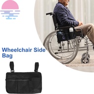 Wheelchair Side Bag with Reflective Strap Large Capacity Wheelchairs Storage Organizer Bag Waterproof Walker Bag for Most Wheelchairs SHOPSBC4204