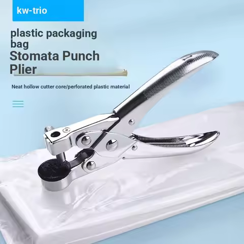 7Mm Hand-Held Round Hole Punch For Sofe Plastic Bag Polybag OPP PE Bag Thin Cloth,Plastic Film
