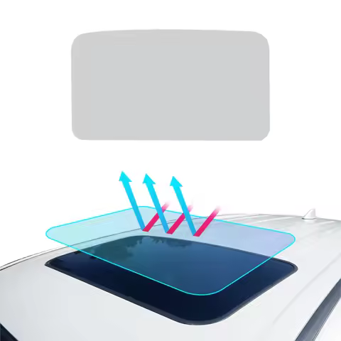 For Toyota RAV4 2019 2020 2021 2022-24 Sunroof Ice Blue Tint Film TPU Heat Shield UV Block Glass Pro