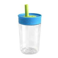 15oz Plastic Tumbler With Spill Resistant Flexible Straw,Kids Cups For Travel Or At Home, Sippy Cups