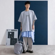 現貨 淺灰色 M、L號 LOGO Tee   ✨2024SS Infinite loop TEE 系列           第一彈!（第一天光與暗） MELSIGN .tp 2024 MELSIGN 