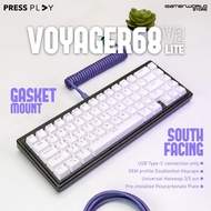 Voyager68 v2 Lite 65% 67-key Mechanical Keyboard by Press Play