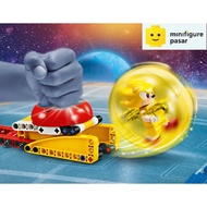 son019 Lego Sonic the Hedgehog 76999 - Super Sonic Minifigure with pod launcher - New