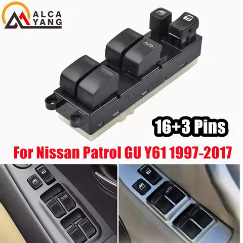RHD Car Master Power Window Switch For Nissan Navara D22 Skyline R34 Cedric Y31 Stagea M35 AD Van Y1