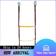 【New Age Sports Mall】 Outdoor Climbing Rope Ladder 3 Step Rope Ladder Foldable Assist Boarding Boat Rope Ladder, For Inflatable Boat, Kayak, Motorboat, Canoeing