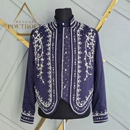 Groom's Beskap || Navy silver sequin beskap || Reception beskap || Javanese beskap || Javanese solo 