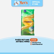 Paseo Botanic Antibacterial Wipes With Lonicera + Cantella