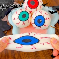 Halloween Horrorble Eyeball Squeeze Pinch Toy Stress Relief Funky  Relaxing Slime Toys Kids Adults P