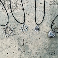 Necklace y2k Silver vol 1 | Y2k Silver Necklace | Lumaku