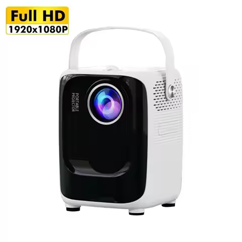 S10 1920*1080P Mini Projector 4K Bluetooth-Compatible Android Smart TV DLP Office Micro Portable Dat