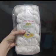 Benang nilon D3D6D9D12D15D18D21D24D30 isi 20 ikat/ benang nylon variasi putih mengkilap dan putih do