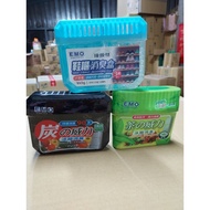 9496EMO Charcoal @ Power Refrigerator Deodorant 150g Black Green ‍ Shoe Cabinet Box 160g