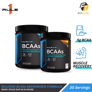 Rule 1, R1 BCAA, 2:1:1 Micronized Branched Chain Amino Acids, 30 Servings