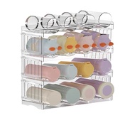 WEILIANG Stackable Water Bottle Organiser Acrylic Water Bottle Holder Mug Cup Storage Rack Wine Rack